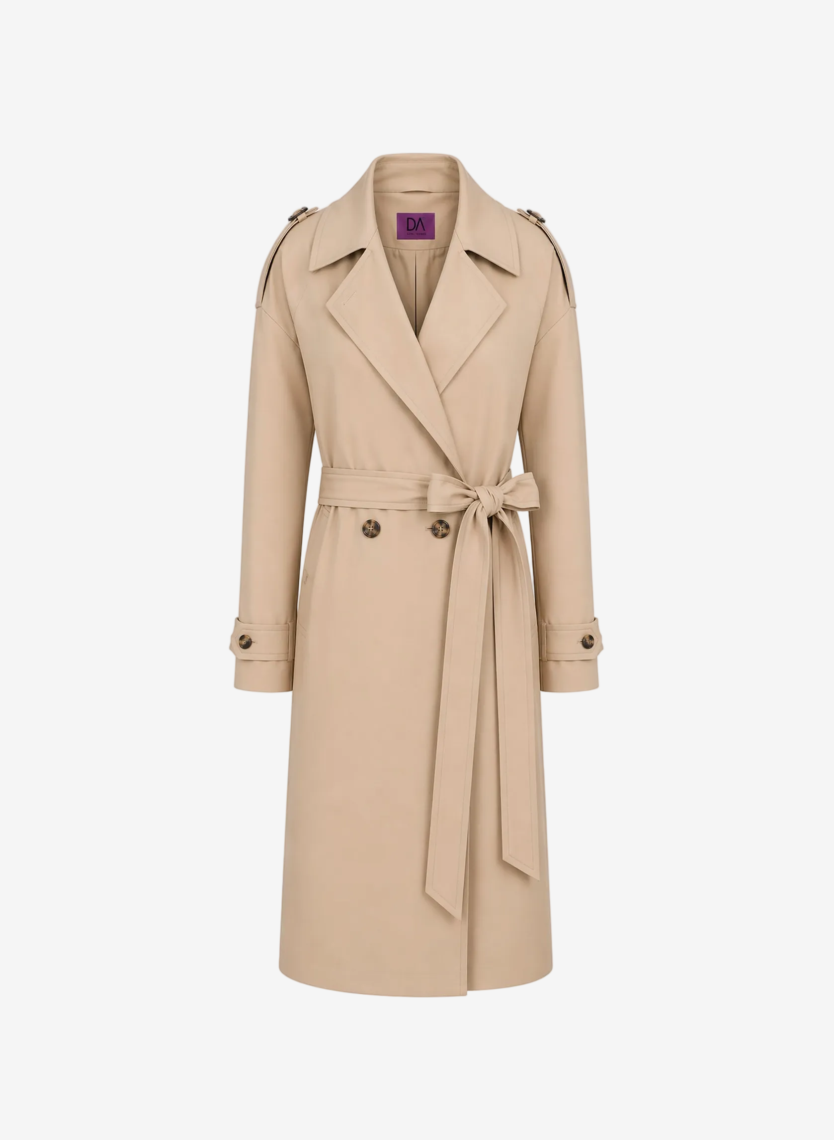 RIU 2way cape trench coat ベージュ DA SIGNATURE WRAP TRENCH COAT – Daniel Avakian