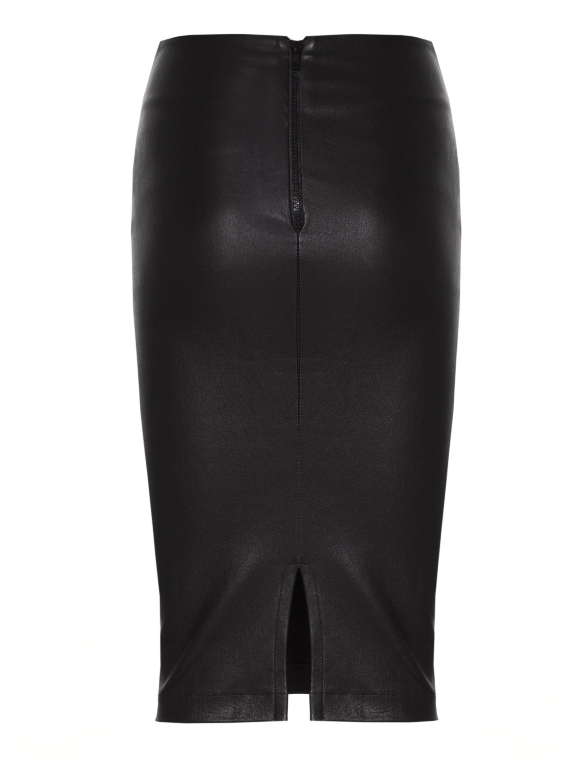 TRACEY LEATHER PENCIL SKIRT-thumbmail-2