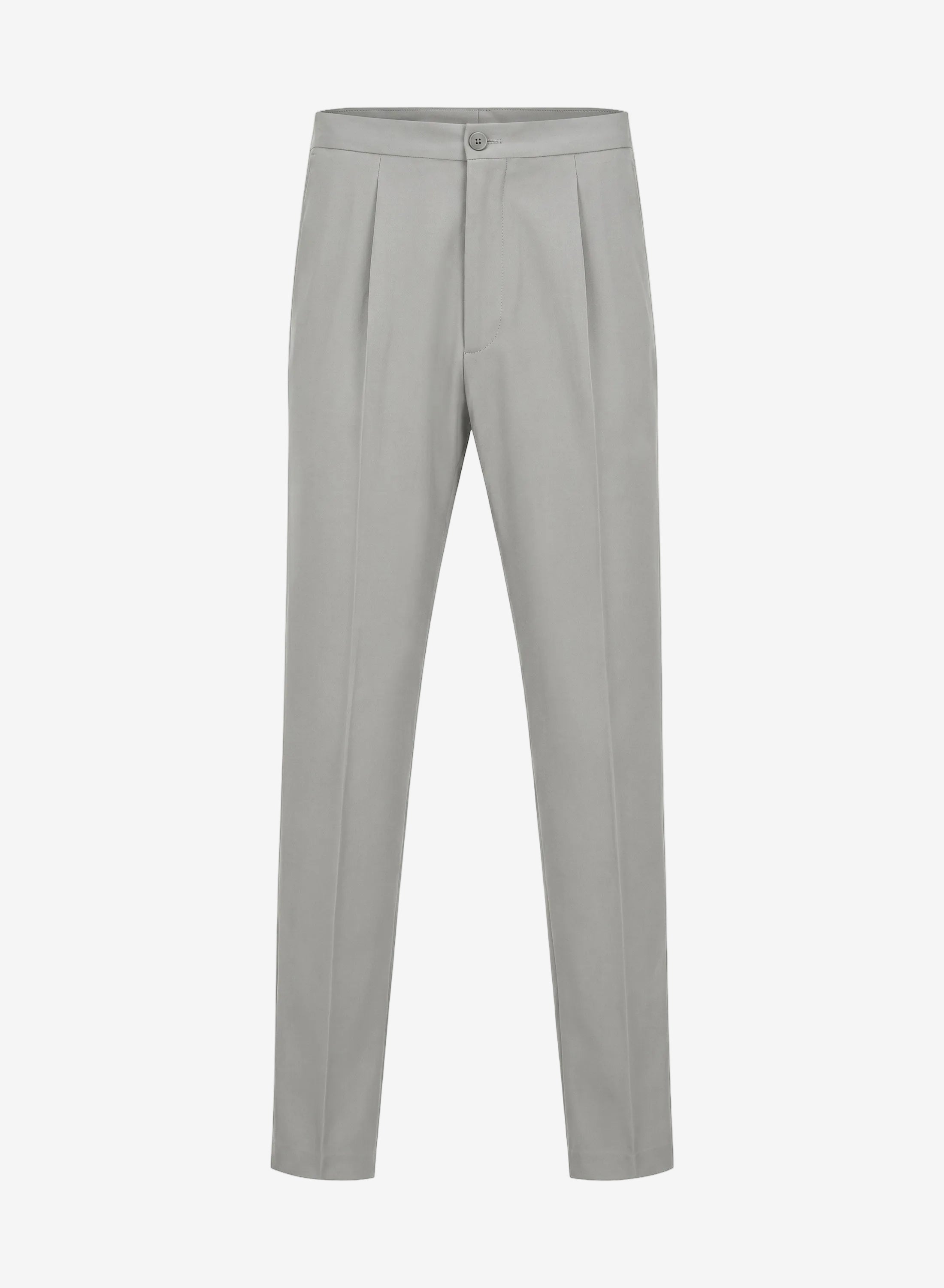 Light gray pants on a white background
