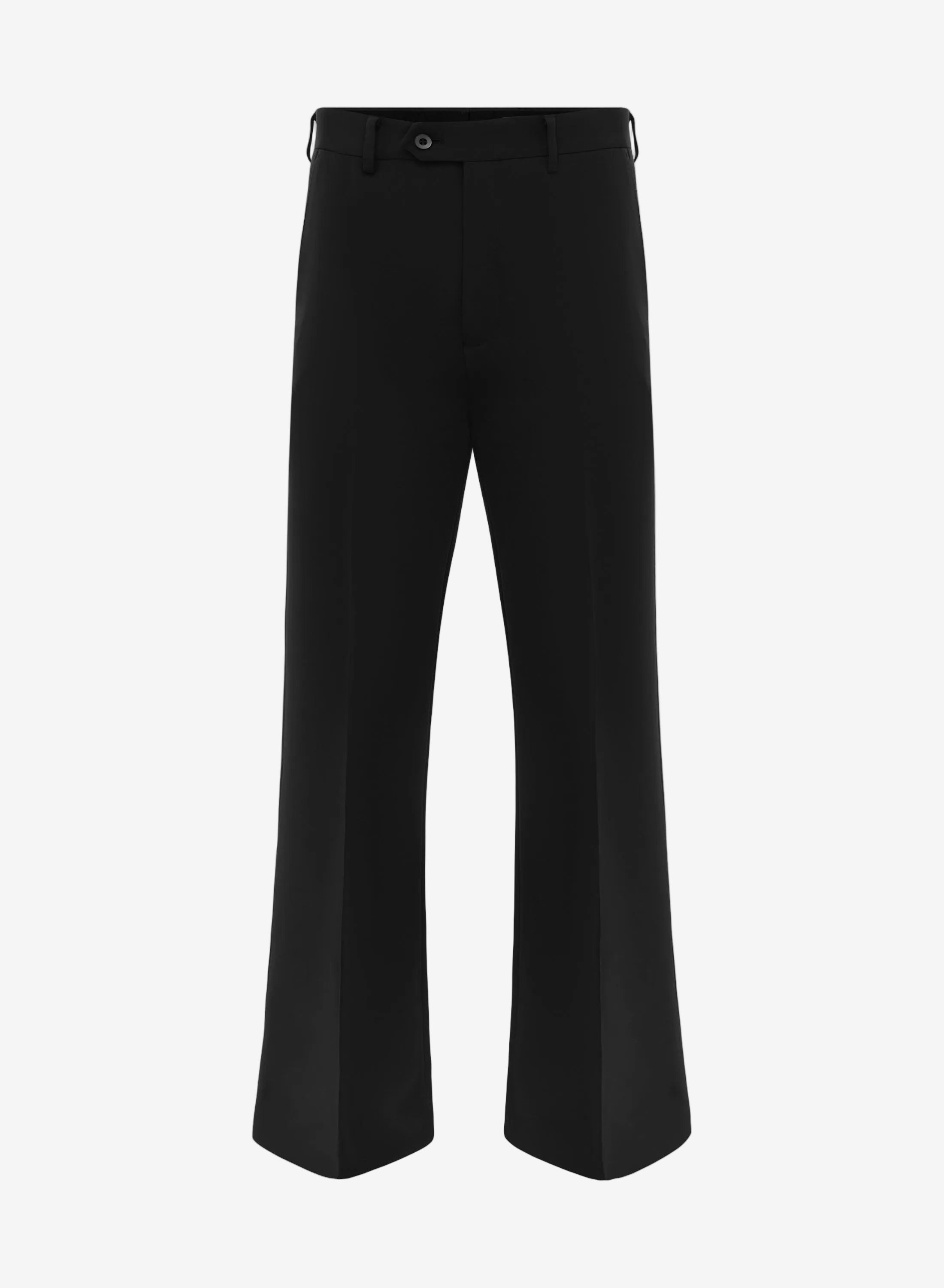 Black pants on a white background