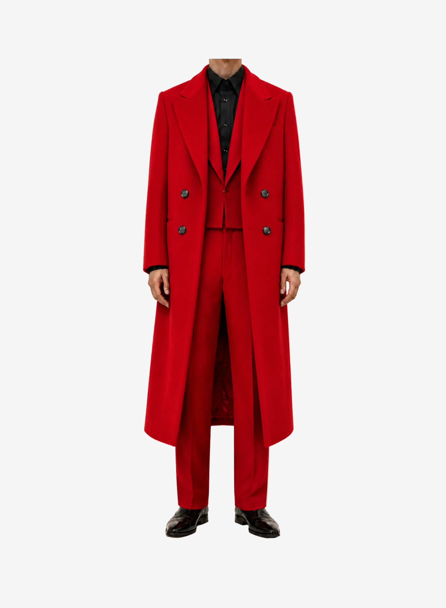 Scarlet Brushed Coat